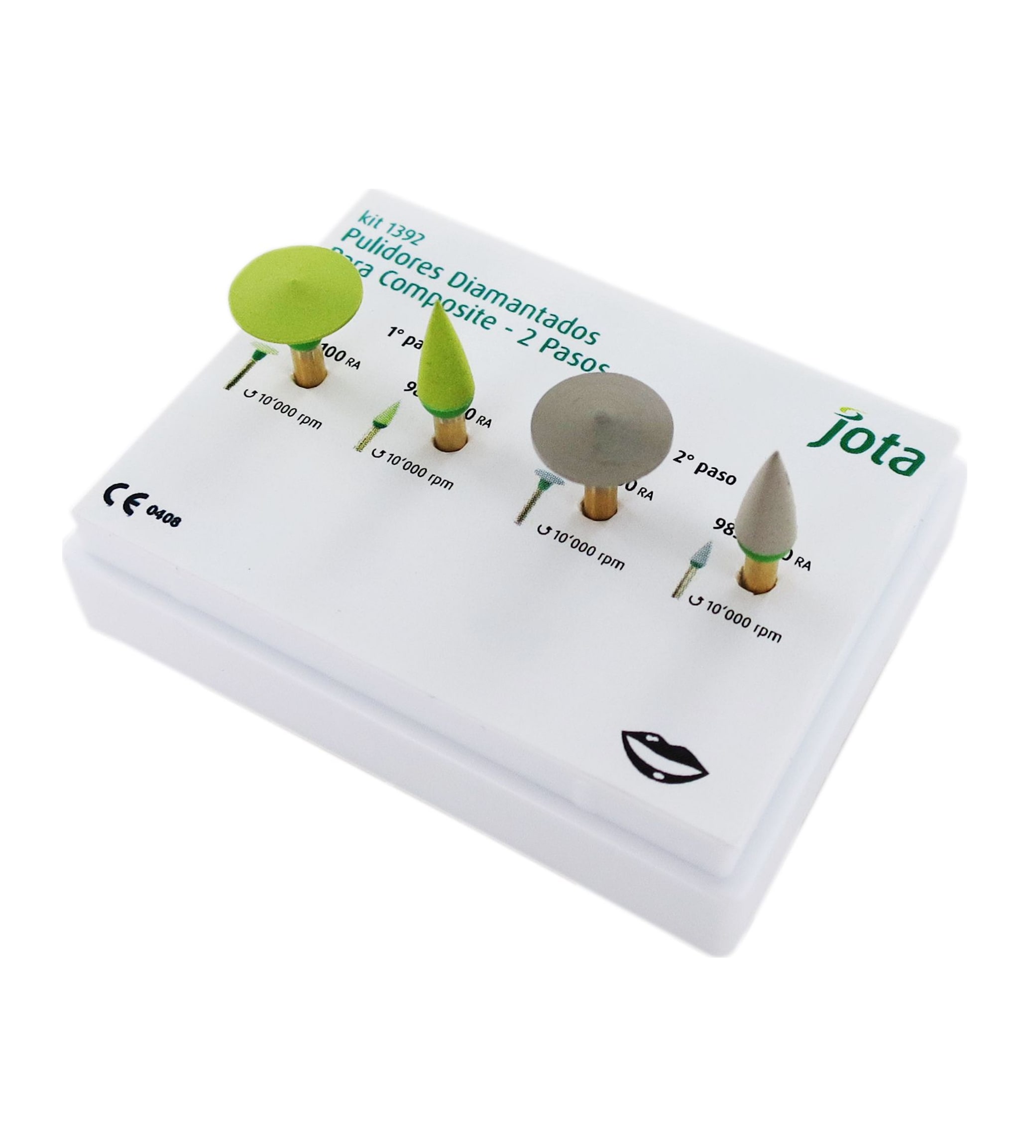 KIT JOTA "DIAMOND POLISHERS FOR COMPOSITE" POLIDORES DIAMANTADOS PARA RESINAS-2 FASES-CA