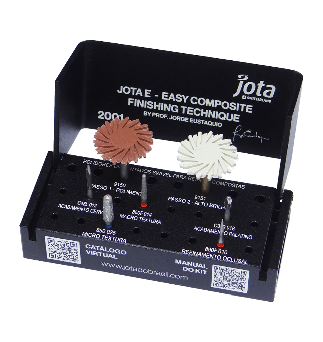 KIT JOTA ACABAMENTO E POLIMENTO DE RESINAS BY DR. JORGE EUSTAQUIO